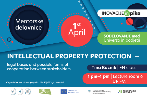Intellectual property protection: legal bases and possible forms of cooperation between stakeholders, 1. 4. 2025