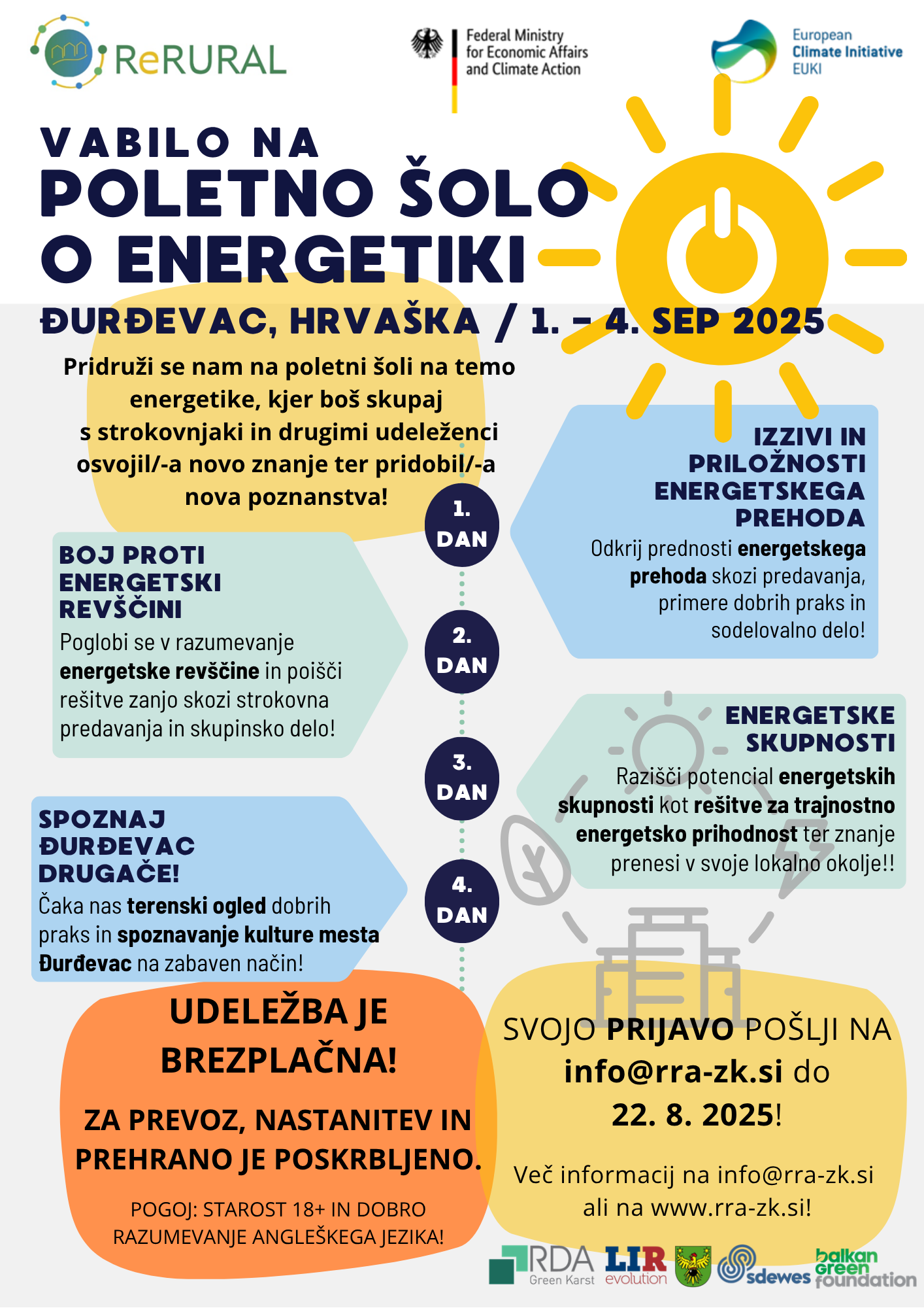 Vabilo na poletno šolo o energetiki