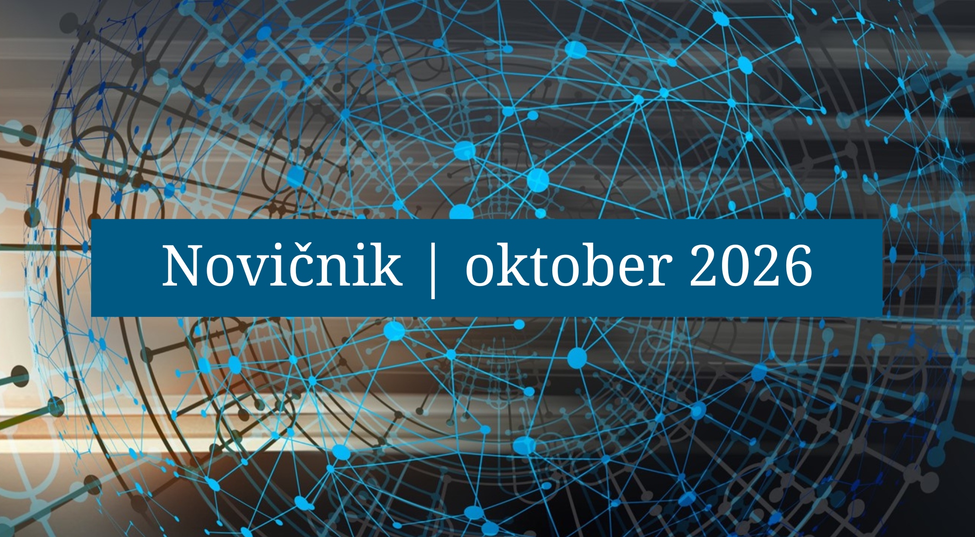 Izšel je oktobrski novičnik